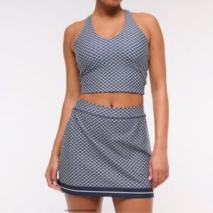 YPB Abercrombie SculptLux athletic set (top and skort)